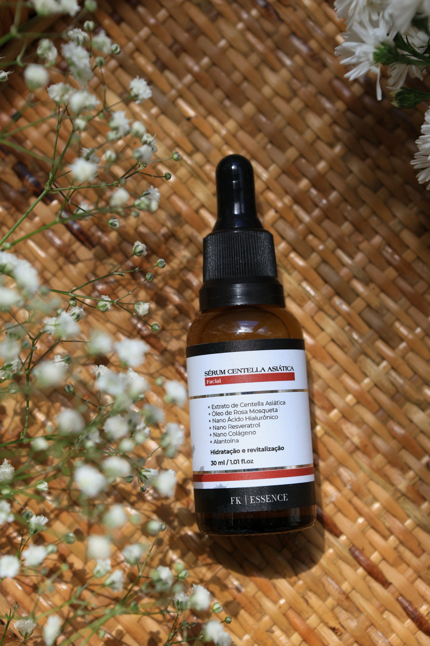 Sérum Centella Asiática Facial Noturno com Nano Colágeno FK | ESSENCE