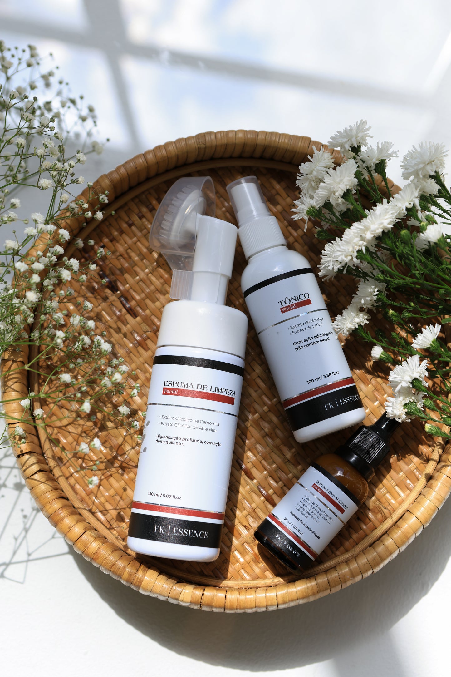 Kit Skincare Diurno com Sérum Facial FK | ESSENCE