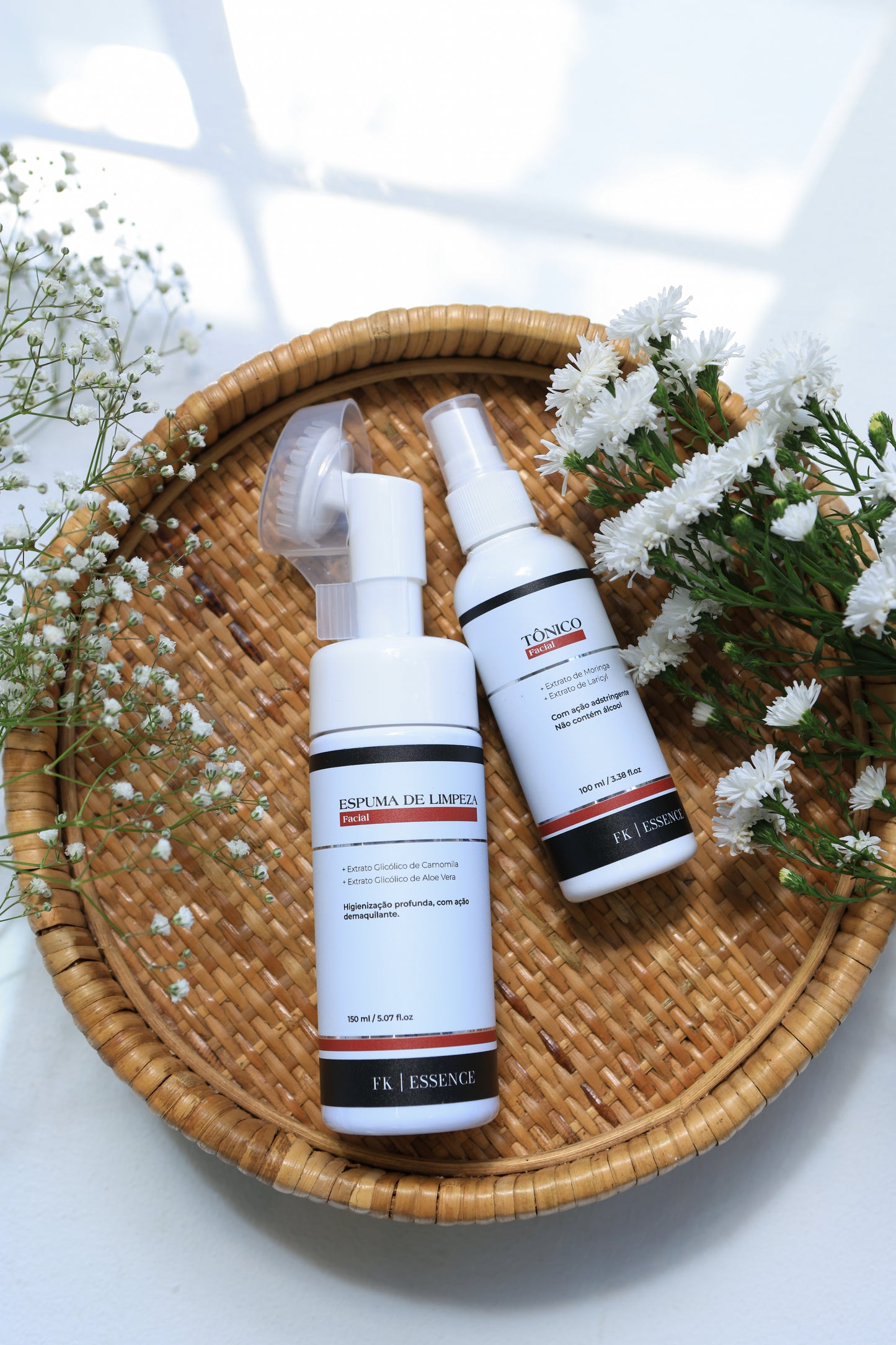 Kit Limpeza e Tônico Facial Skincare FK | ESSENCE