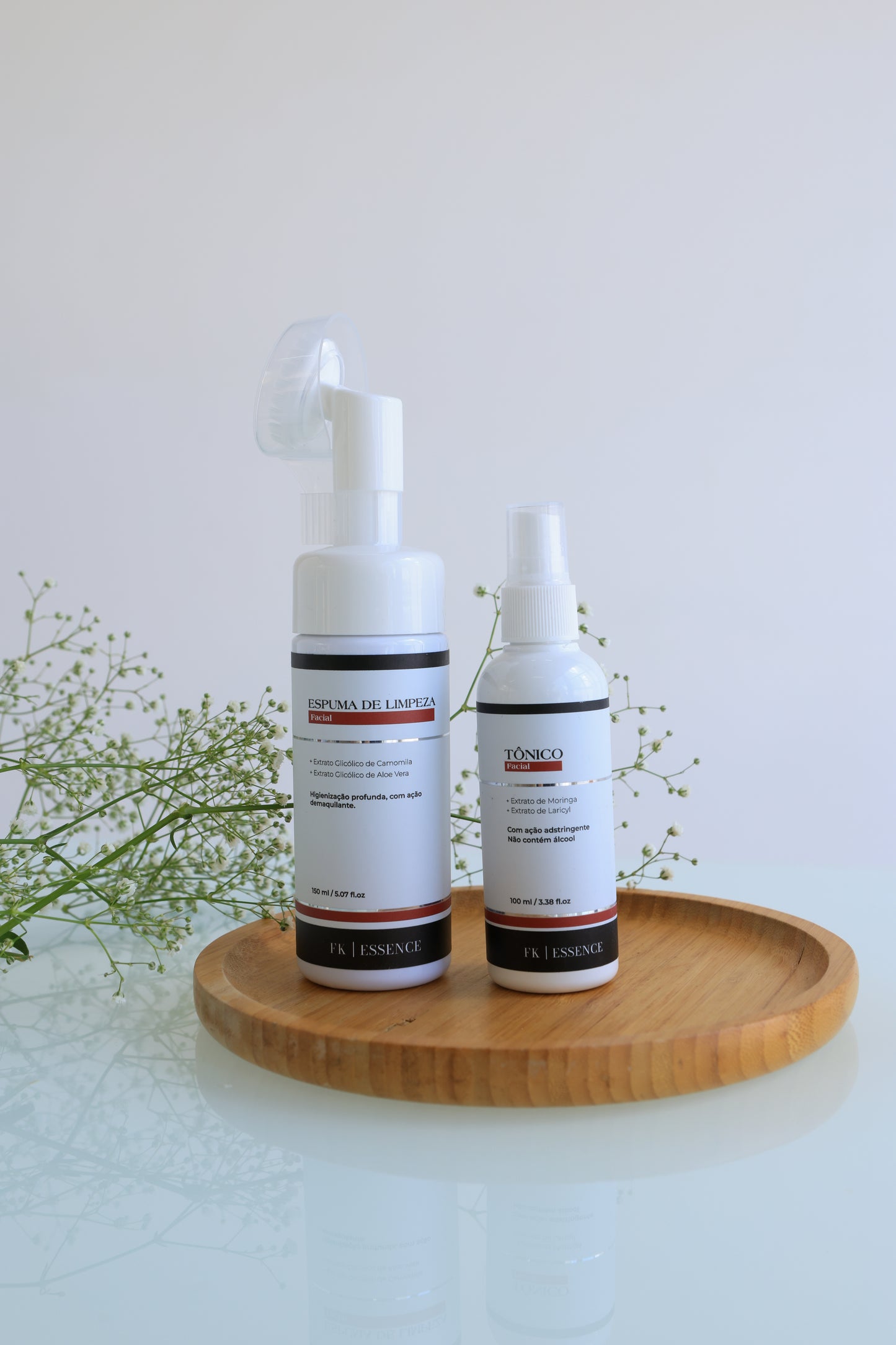 Kit Limpeza e Tônico Facial Skincare FK | ESSENCE
