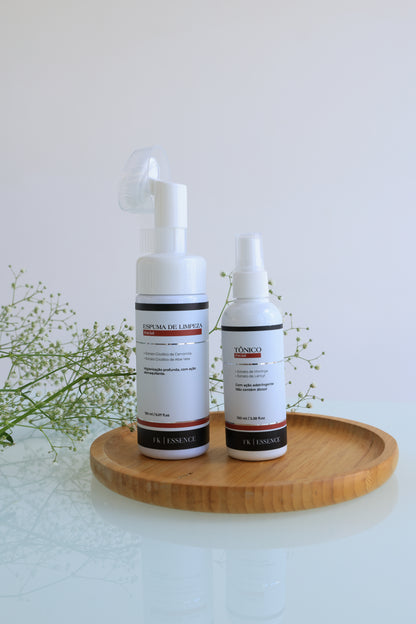 Kit Limpeza e Tônico Facial Skincare FK | ESSENCE
