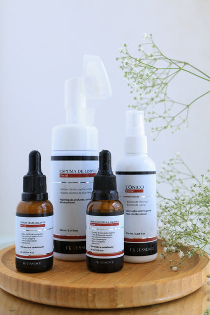 Kit Skincare Completo Diurno e Noturno FK | ESSENCE