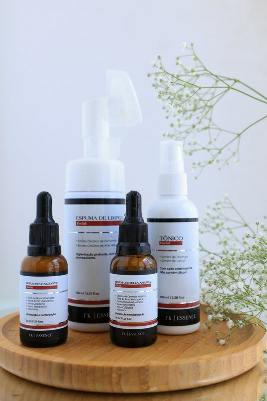 Kit Skincare Completo Diurno e Noturno FK | ESSENCE